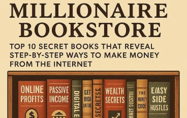مكتبة المليونير: أفضل 10 كتب سرية تكشف طرق الربح من الإنترنت خطوة بخطوة.