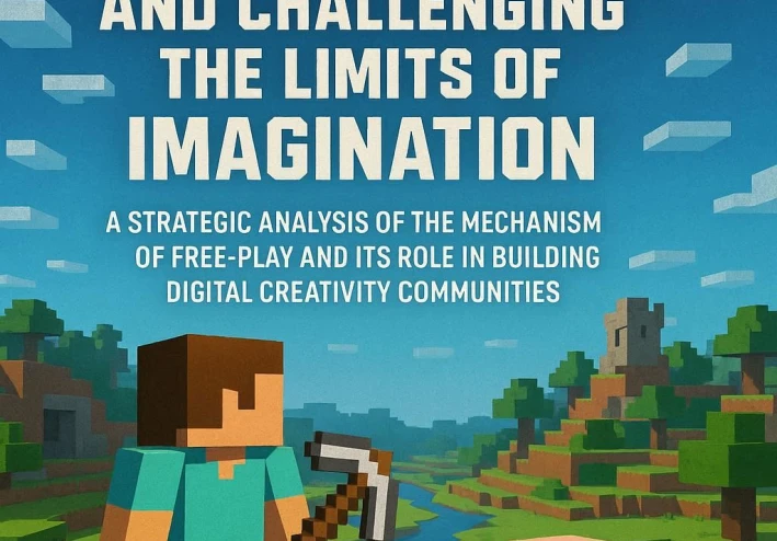 Minecraft وتحدي حدود الخيال: تحليل استراتيجي لآلية اللعب الحر ودورها في بناء مجتمعات الإبداع الرقمي