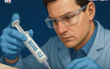  علاج العظام  فى دقائق   ثورة الطب الحيوي المعاصر – ابتكار اللاصق الطبي Bone-02 لعلاج كسور العظام