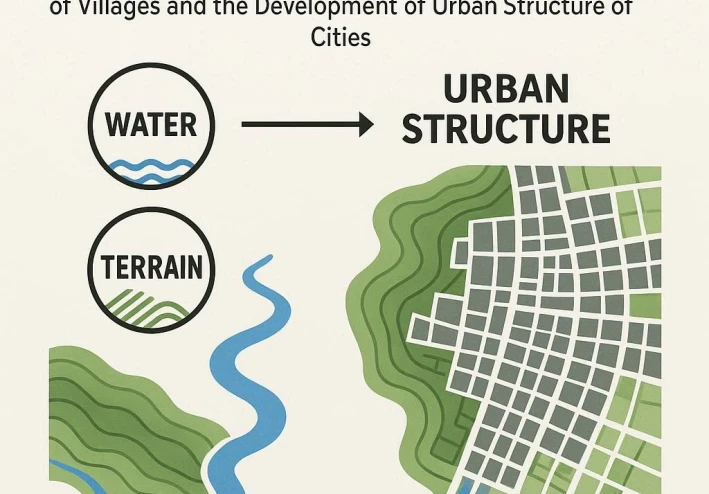 تحليل تأثير العوامل الطبيعية (المياه، التضاريس) في نشأة القرى وتطور البنية الحضرية للمدن