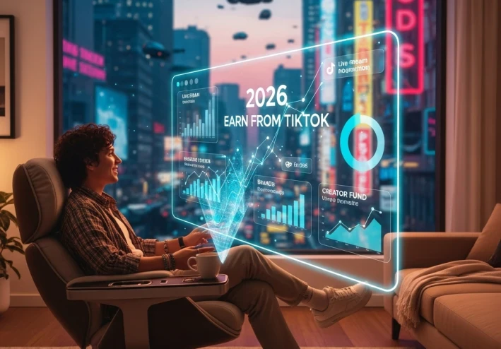 الربح من التيك توك فى 2026