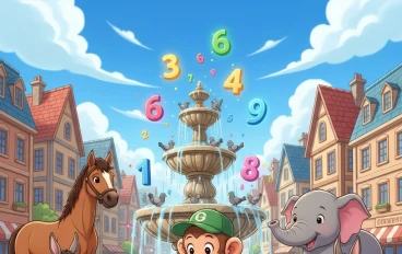 القرد الذكي والأرقام السحريه