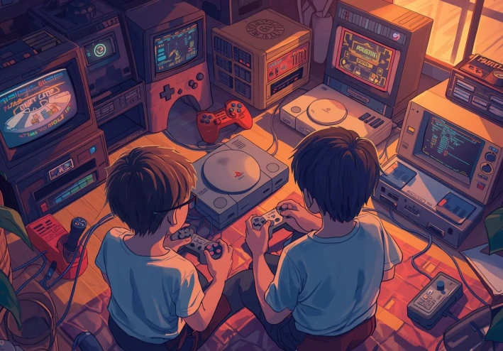 🎮 ألعاب زمان… متعة البساطة التي لا تُنسى