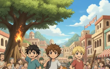  الاولاد الخائفون في القرية