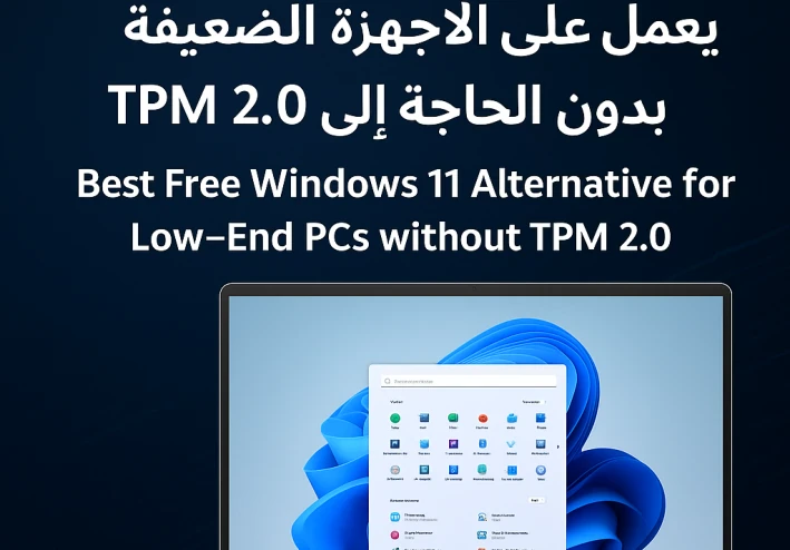 أفضل بديل مجاني لويندوز 11 يعمل على الأجهزة الضعيفة بدون TPM 2.0