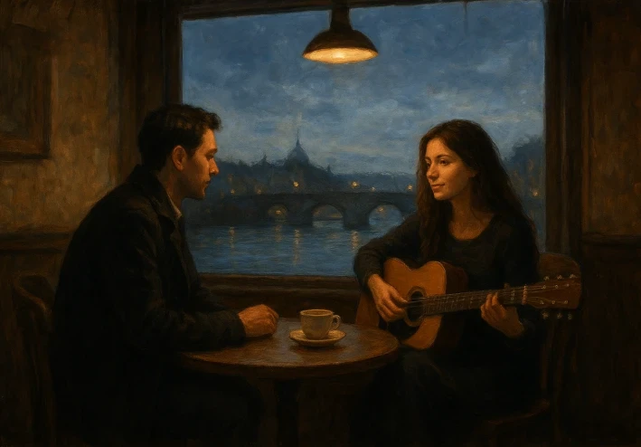 على ضفة المساء