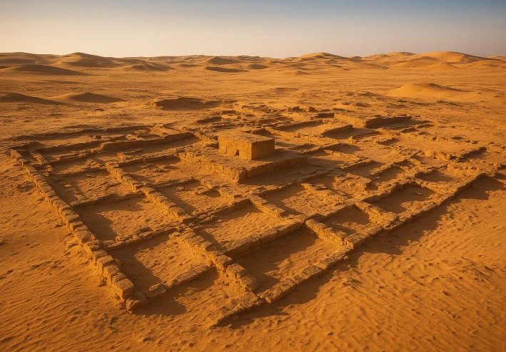 👁️ مدينة تحت الرمال: هل كانت هناك حضارة مفقودة قبل الفراعنة؟