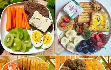 🥪 الجزء الرابع: وجبات دايت سريعة للدوام والعمل اليومي… تغذية متكاملة في وقت قياسي