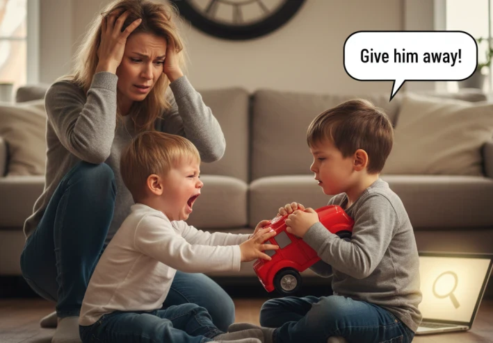 الاستسلام ممنوع! دليل الأم والأب للرد على صراخ الطفل دون تلبية طلبه.