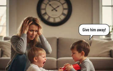 الاستسلام ممنوع! دليل الأم والأب للرد على صراخ الطفل دون تلبية طلبه.