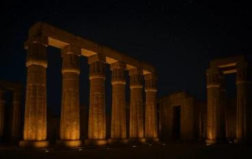 👁️ سر الكهنة السبعة في معبد الكرنك