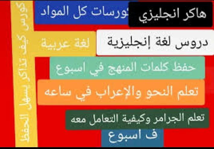 زيادة تحصيلك الدراسى بالثانوى العام من خلال النت