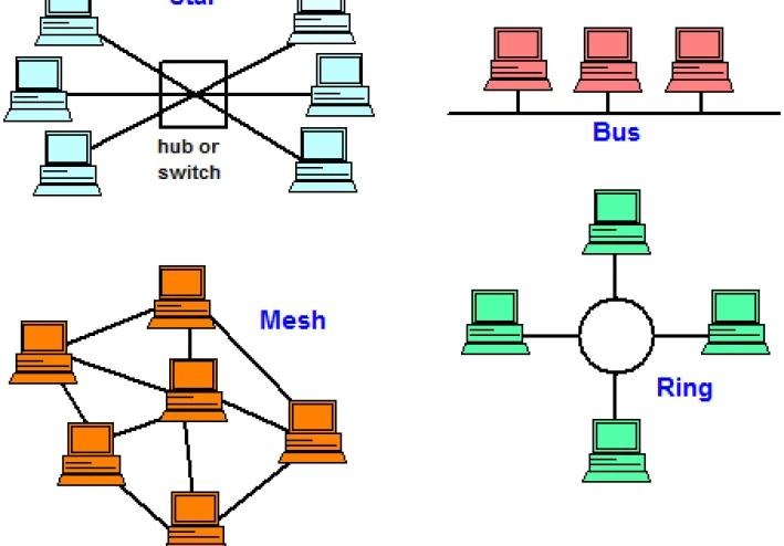 أساسيات الشبكات: طرق توصيل الأجهزة في الشبكة (network topologies) - الجزء الثاني