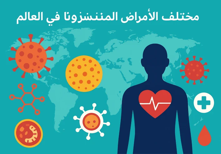 مختلف الامراض المنتشرة حاليا