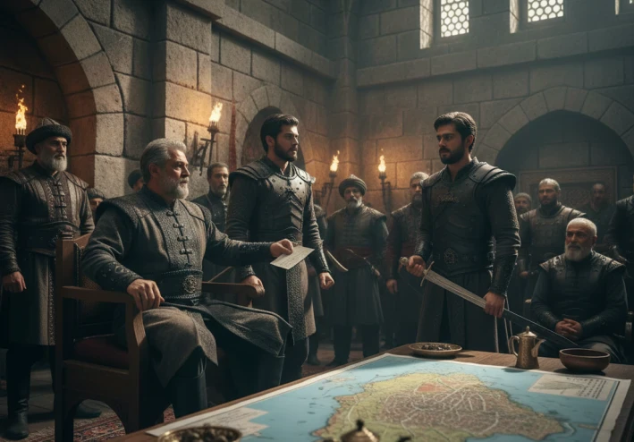 المؤسس أورهان 2 الصدمة الكبرى.. عثمان يُعزل ابنه .. وعلاء الدين يرفع السيف