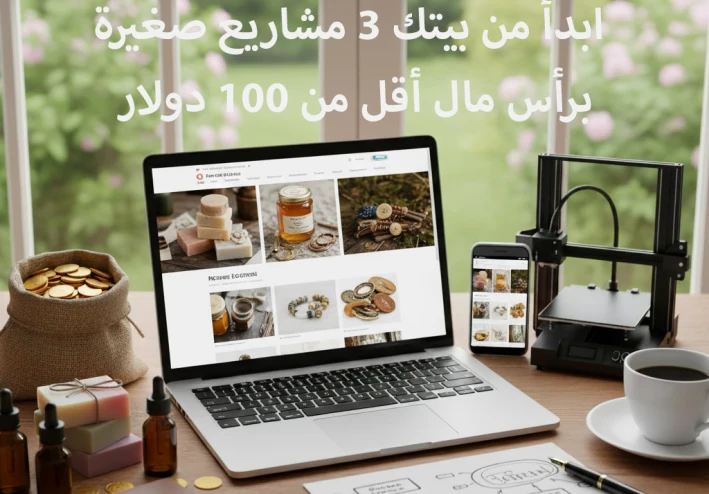 ابدأ من بيتك: 3 مشاريع صغيرة برأس مال أقل من 100 دولار تحقق ربحًا شهريًا ثابتًا