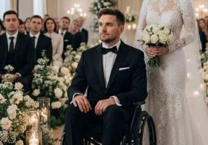 زفافي حملت زوجي المقعد إلى السرير... فسقطنا معًا واكتشفت الحقيقة التي غيّرت كل شيء!