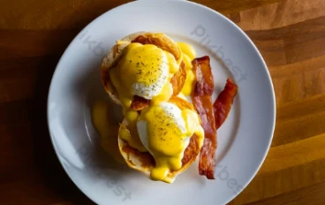 بيض بندكيت  صحي 