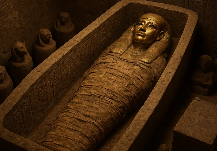 🏺 اكتشاف مقبرة جديدة في سقارة 2024.. أسرار تغير تاريخ الفراعنة؟