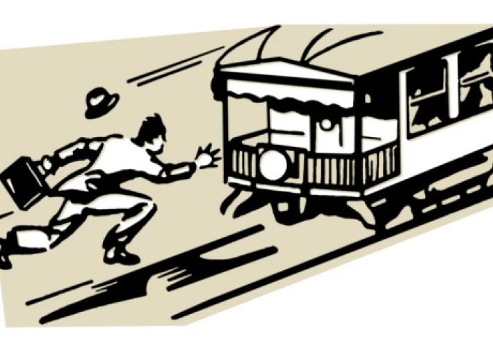 قصة الرجل والقطار