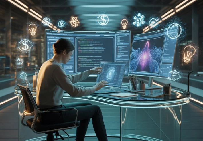 كيف يمكنك استخدام الذكاء الاصطناعي لتحقيق دخل شهري في عام 2025 (دليل شامل للمبتدئين)