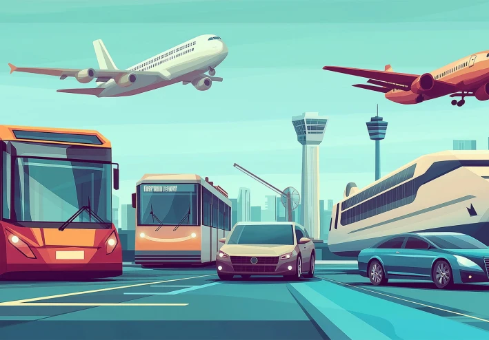 وسائل المواصلات الحديثه