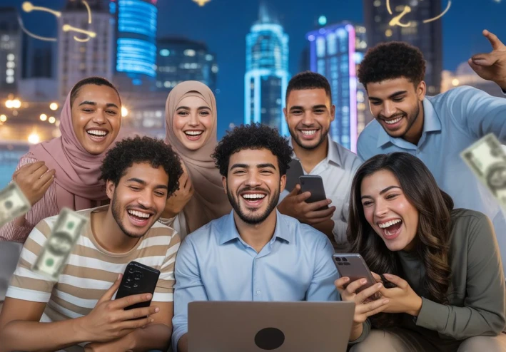 كيف تغيّرت حياة شباب عرب بعد الربح من الإنترنت في 2025 (قصص واقعية تلهمك تبدأ اليوم)