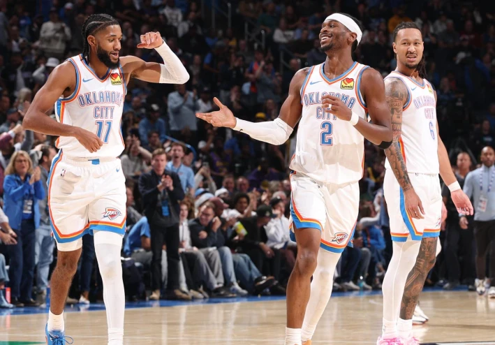 Thunder Dominate Lakers as Gilgeous-Alexander Lights up with 30 in Commanding Win