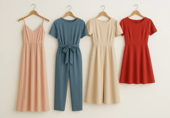 جمبسوت وفساتين عملية لإطلالة كاجوال أنيقة طوال اليوم