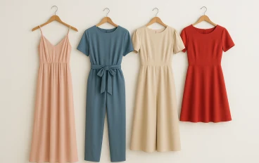 جمبسوت وفساتين عملية لإطلالة كاجوال أنيقة طوال اليوم