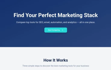 Introducing StackCompare — The Modern Marketing Tools Comparison Landing Page