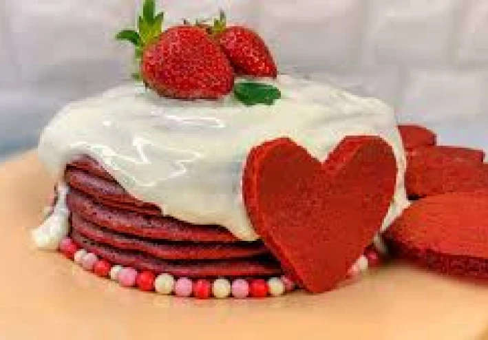🥞 بان كيك رد فلفت: طريقة عمل ألذ بان كيك بطعم الكيك الأحمر المخملي