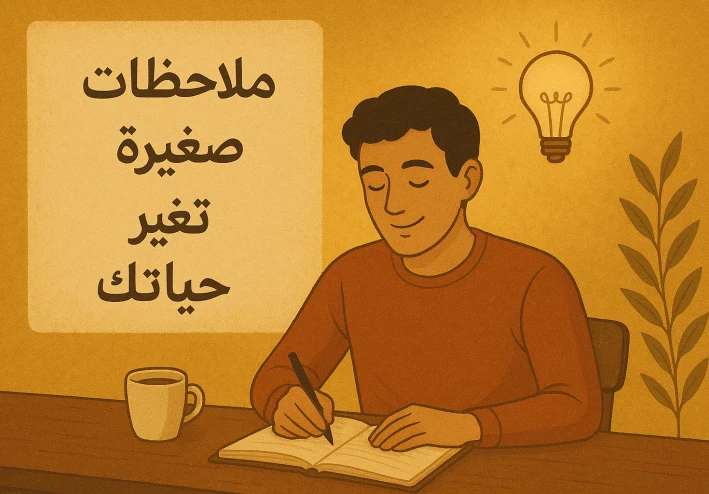 ملاحظات صغيرة… لكنها تغيّر حياتك