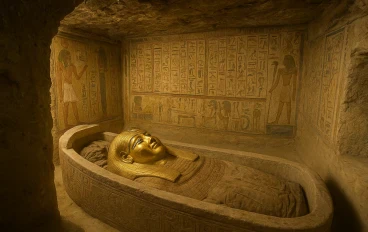 🔻 اكتشاف مقبرة جديدة في سقارة 2024… أسرار تُفتح لأول مرة منذ 4300 عام