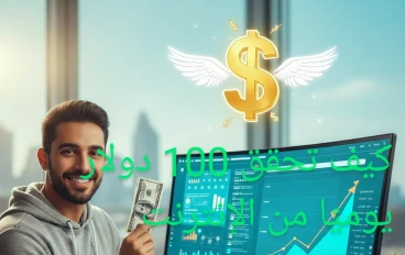 💰 كيف تحقق 100 دولار يوميًا من الإنترنت: دليل عملي للمبتدئين