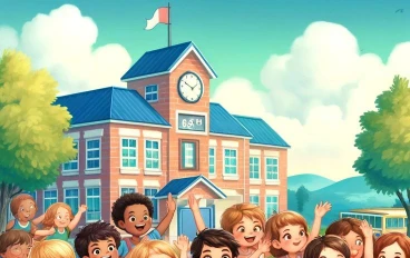 💜 قصة أطفال: “مغامرة سامي وأصدقاؤه في المدرسة”