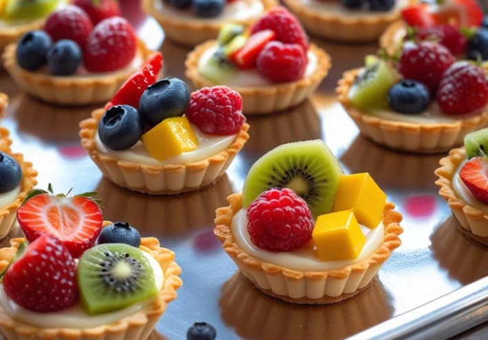 تارت الفواكه: الحلوى الغربية الملونة والمنعشة
