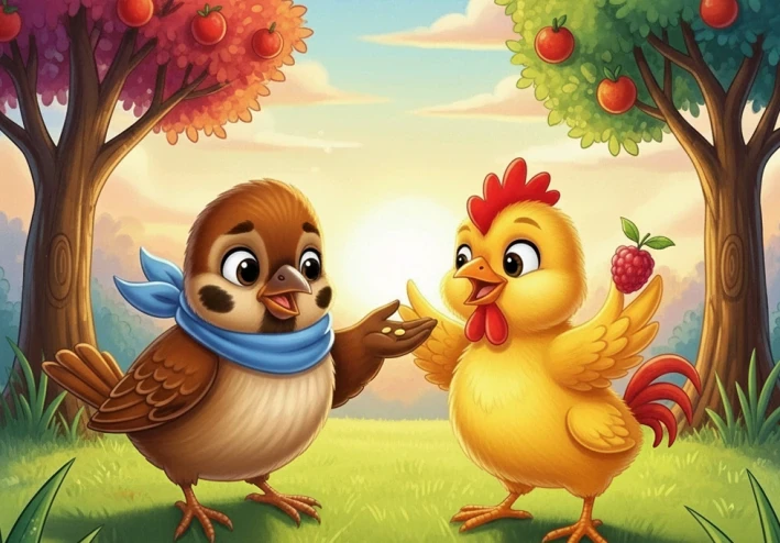 قصة فروج البخيل