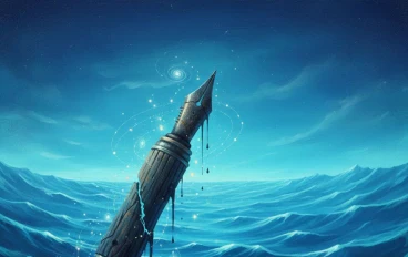 ( العالمُ الأَزْرَقُ ، وقَلَمِيَ المَكْلُوم )