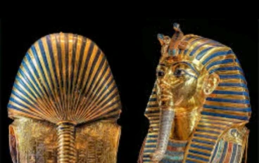  القناع الذهبي للفرعون الشاب: تحفة خالدة من روائع الحضارة المصرية القديمة