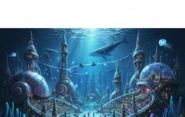 لومينيا: مدينة الألوان المتوهجة في الأعماق