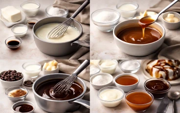 حضّري أروع صوصات السينابون: الأبيض والكراميل والشيكولاتة بطعم الكافيهات