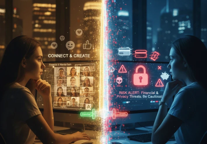 مواقع التواصل الاجتماعي: سلاح ذو حدين كيف تستفيد منها وتتجنب مخاطرها المالية والنفسية؟