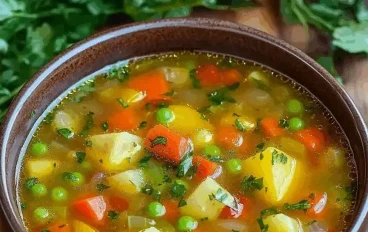 🍲 طريقة عمل شوربة الخضار الصحية: فوائدها وطريقة تحضيرها بخطوات سهلة