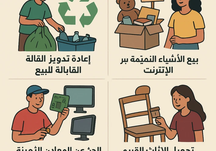 كيف تصبح القمامة مصدرًا لربح المال في أمريكا؟