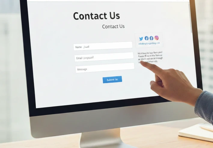 طريقة عمل صفحة “اتصل بنا” في بلوجر بشكل احترافي (مهم جداً لأي مدونة)