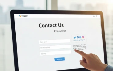 طريقة عمل صفحة “اتصل بنا” في بلوجر بشكل احترافي (مهم جداً لأي مدونة)