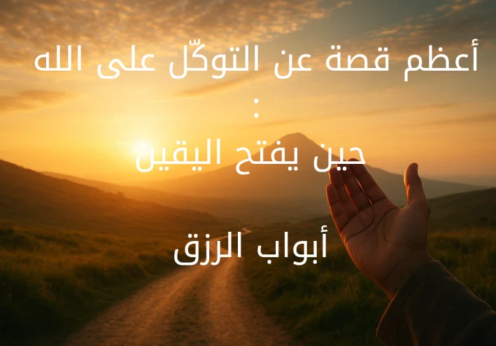 "معجزة التوكّل: كيف يفتح الله أبواب الرزق حين يظنّ الإنسان أنّ الطريق انتهى؟"
