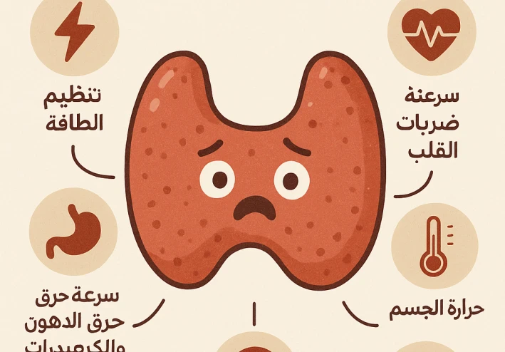 اضطرابات الغدة الدرقية وازاى اقدر اعرف انى مريض غده