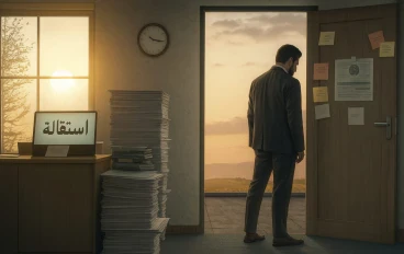 تسيب الشغل وتبدأ من الأول ؟! ولا هترجع تندم وتتسوح ؟!